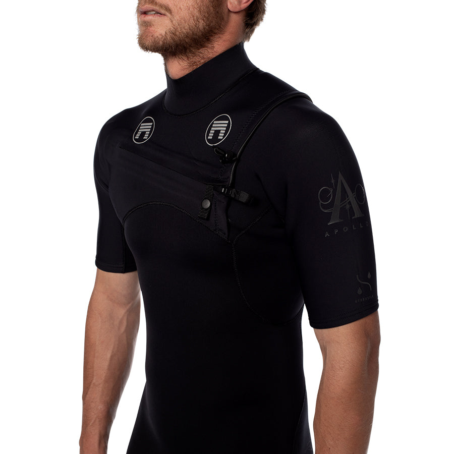 APOLLO 2MM SHORT SLEEVE FULL CHEST ZIP